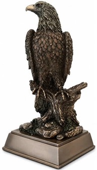 Majestætisk Ørnefigur i Bronze. Eksklusiv fuglefigur til skrivebord