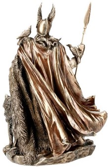 Odin skulptur. En mytologisk figur til hjem og kontor dekoration