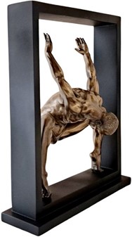 Sportsfigur i Bronze. Eksklusiv gymnastik figur og ultimativ gave