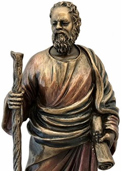 SOKRATES. En unik bronze figur af antikkens største filosof fra Athen
