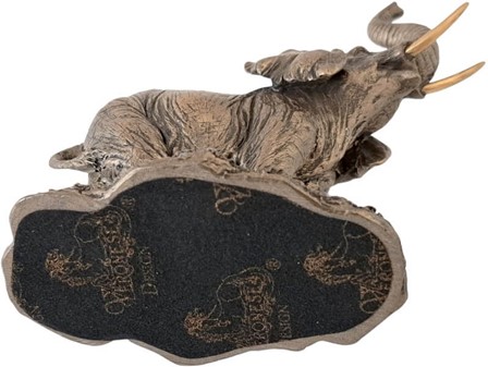 Lille Elefant Figur. Bronze Dekoration – Perfekt Gave til Hjemmet