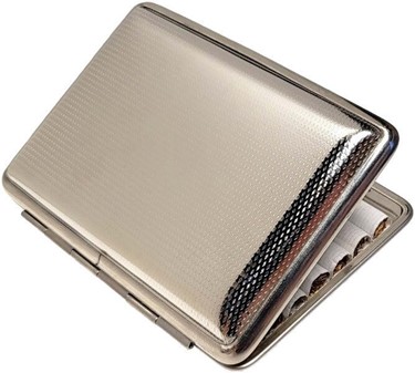 BILLIGE CIGARET ETUI METAL. Lille, tyske metal cigaretetui Vom Hofe