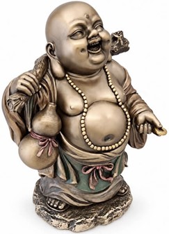 Smilende Buddha figur: Din Daglig Dosis af Lykke og Held