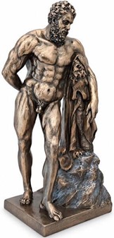Monumental Herkules figur. Styrke, kunst og luksus til dit hjem