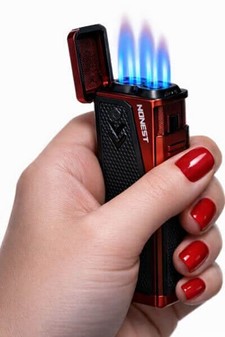 Rød luksus cigar Jet lighter. Den ultimative gave til cigar entusiast