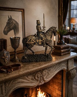 KNIGHTS FIGURER. Billig og unik figur som pynt til hjemmet og kontoret