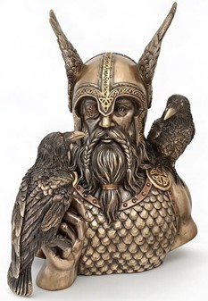 Odin Skulptur til Hjemmet. Odin Buste der styrer din stue!