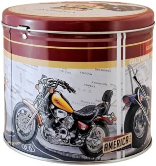 PORCELÆNSKRUS. Eksklusivt Yamaha XV 750 krus i metal gaveæske