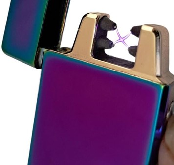 Futuristisk kvalitets lighter USB med plasma og regnbue glød