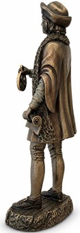 CHRISTOPHER COLUMBUS. Opdageren af Amerika figur. Bolig dekoration