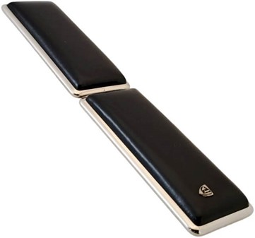 Cigaretetui læder i sort til lange Super King Size og SLIM cigaretter