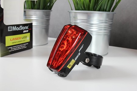 BEDSTE CYKELLYGTER. Billig cykel baglygte med dobbelt laserlys + 5 LED