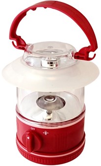 Billig Mini Campinglampe. Lyser som en rød stjerne! lyser til 72 timer