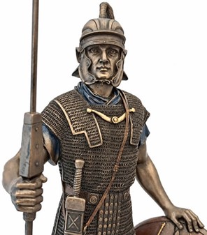 Romersk Legionær Figur i Bronze. Perfekt Gave til Ham og Kontor Pynt