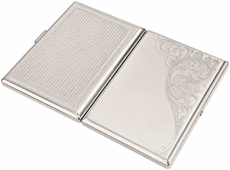Metal cigaretetui til lange cigaretter. Elegant, stærkt og billigt