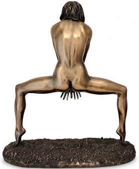 Kvindekrop Figur i Bronze. Elegant Erotisk Skulptur til Moderne Hjem