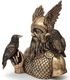 Odin Skulptur til Hjemmet. Odin Buste der styrer din stue!