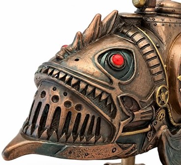 Unik ubåd figur i Steampunk-stil til kontoret eller stuen dekoration