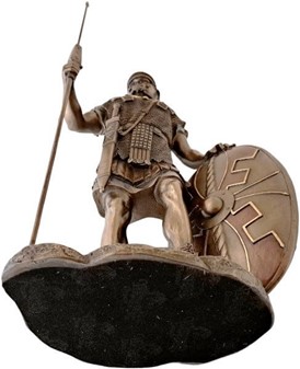 Romersk Legionær Figur i Bronze. Perfekt Gave til Ham og Kontor Pynt