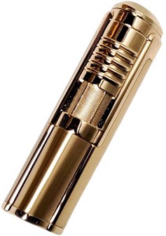 Luksus Guld Gas Lighter. Elegant & Pålidelig Stormflamme Lighter