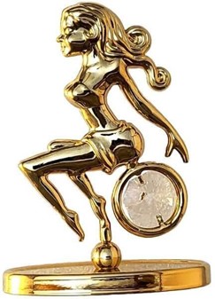 JOMFRU STJERNETEGN FIGUR. Unik Fødselsdagsgave med Swarovski Krystal