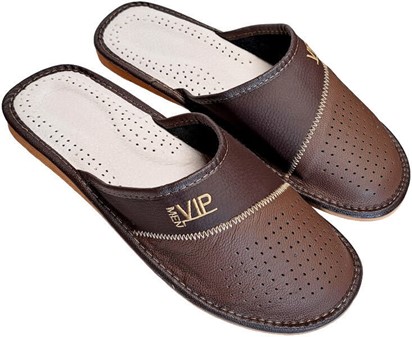 TØFLER TIL MÆND. Topkvalitet billige læder slippers herre