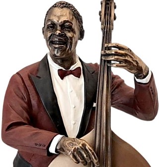 JAZZ KONTRABASSIST FIGUR | Julegave til Musiker og Musikelskeren