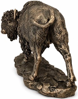 Unik Europæisk Bison Bronzefigur: Den perfekte gave til chefen