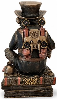 STUDERENDE GAVE. Chimpanse videnskabsmand - Steampunk figur