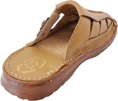 HERRE SANDALER. Moderne, billige sandaler ægte læder med en gummisål