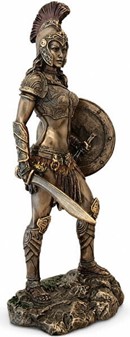 Amazone kriger figur. Et unikt kvindefigur, forslag til stueindretning