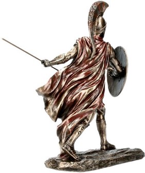 GAVER TIL BEDSTEFORÆLDRE. Achilles figur for dekoration til hjemmet