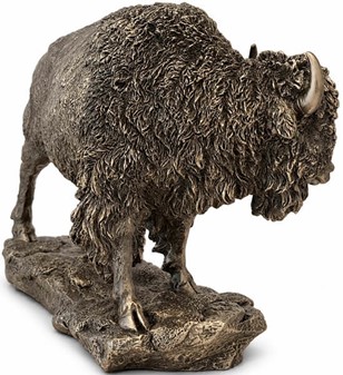 Unik Europæisk Bison Bronzefigur: Den perfekte gave til chefen