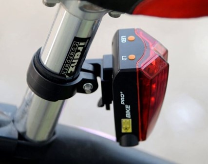 BEDSTE CYKELLYGTER. Billig cykel baglygte med dobbelt laserlys + 5 LED