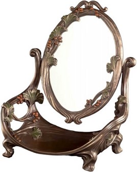 Sminkebord med roterende spejl i Art Nouveau. Til den stilfulde kvinde