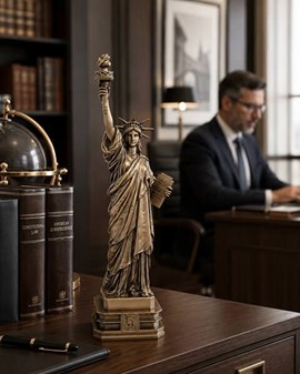 Frihedsgudinden Figur i Bronze – Eksklusiv Julegave til Hjemmet