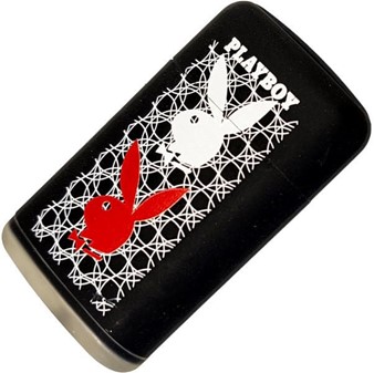 BILLIGE GAVER TIL HENDE. Billig lighter med blå flamme og Playboy-logo