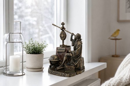 Galileo Galilei Figur. Forvandl dit hjem til et univers af opdagelser