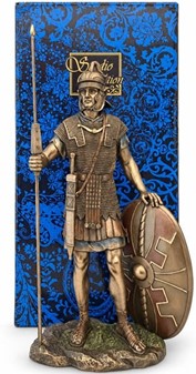 Romersk Legionær Figur i Bronze. Perfekt Gave til Ham og Kontor Pynt