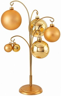 Guld julekugler i glas fra Polen, mat & blank. Ø 3, 6 og 8 cm at vælge