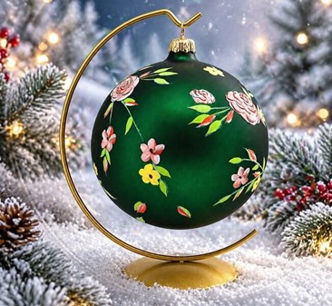 Stativ til julekugler. Metalstativ til kugler op til 20 cm diameter