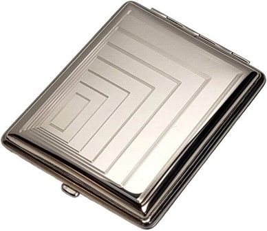 CIGARETETUI TIL LANGE CIGARETTER. Køb stor metal cigaret etui online