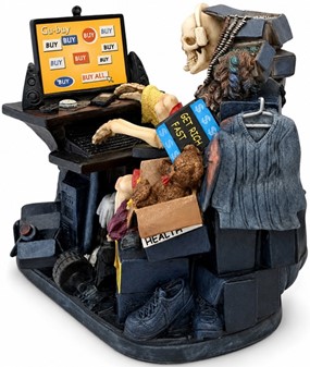 Symbolsk bryllupsgave. Sjov figur til ægte computerfreaks