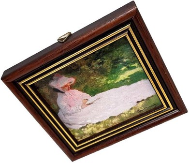 KOPI AF KUNST. Claude Monet "Forår", smuk og lille gave til forældre
