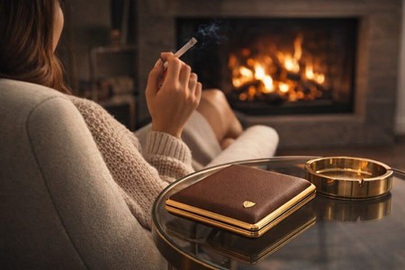 Cigaret etui i Ægte Læder. Stilfuldt, Holdbart og Perfekt som Gave