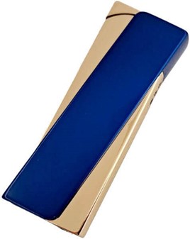 Luksus Turbo Lighter i Guld og Blå. Gaven til den Kræsne Kvinde