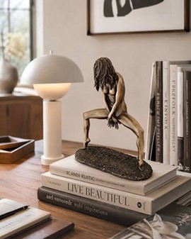 Kvindekrop Figur i Bronze. Elegant Erotisk Skulptur til Moderne Hjem