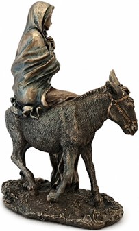 MARIA FIGUR. Maria med Jesusbarnet på et æsel på vej til Jerusalem
