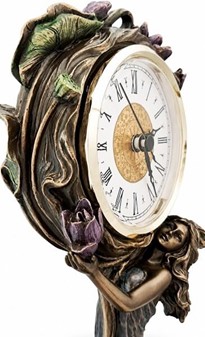 Eksklusiv Art Nouveau Ur Bronzefigur. Perfekt Bryllupsgave til Ham