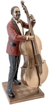 JAZZ KONTRABASSIST FIGUR | Julegave til Musiker og Musikelskeren